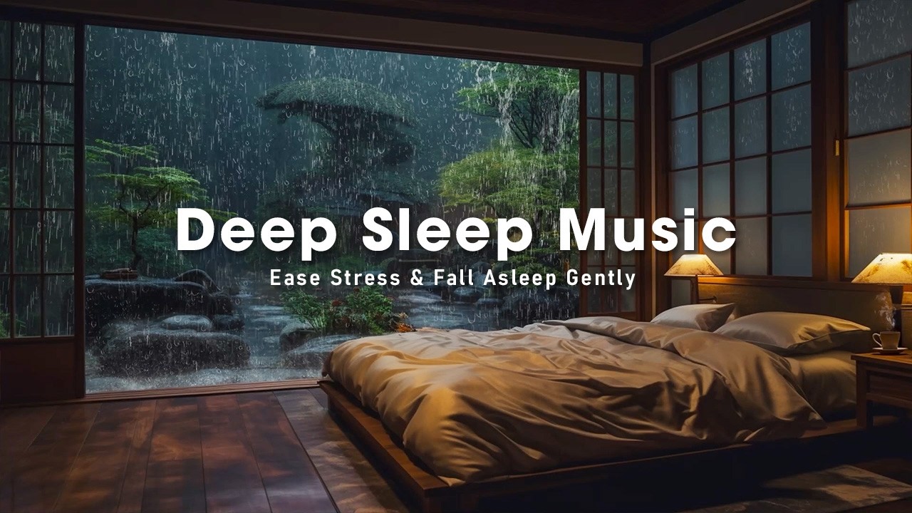 Relaxing Rain & Piano for Feeling Empty - Emotional Comfort in Warm Bedroom