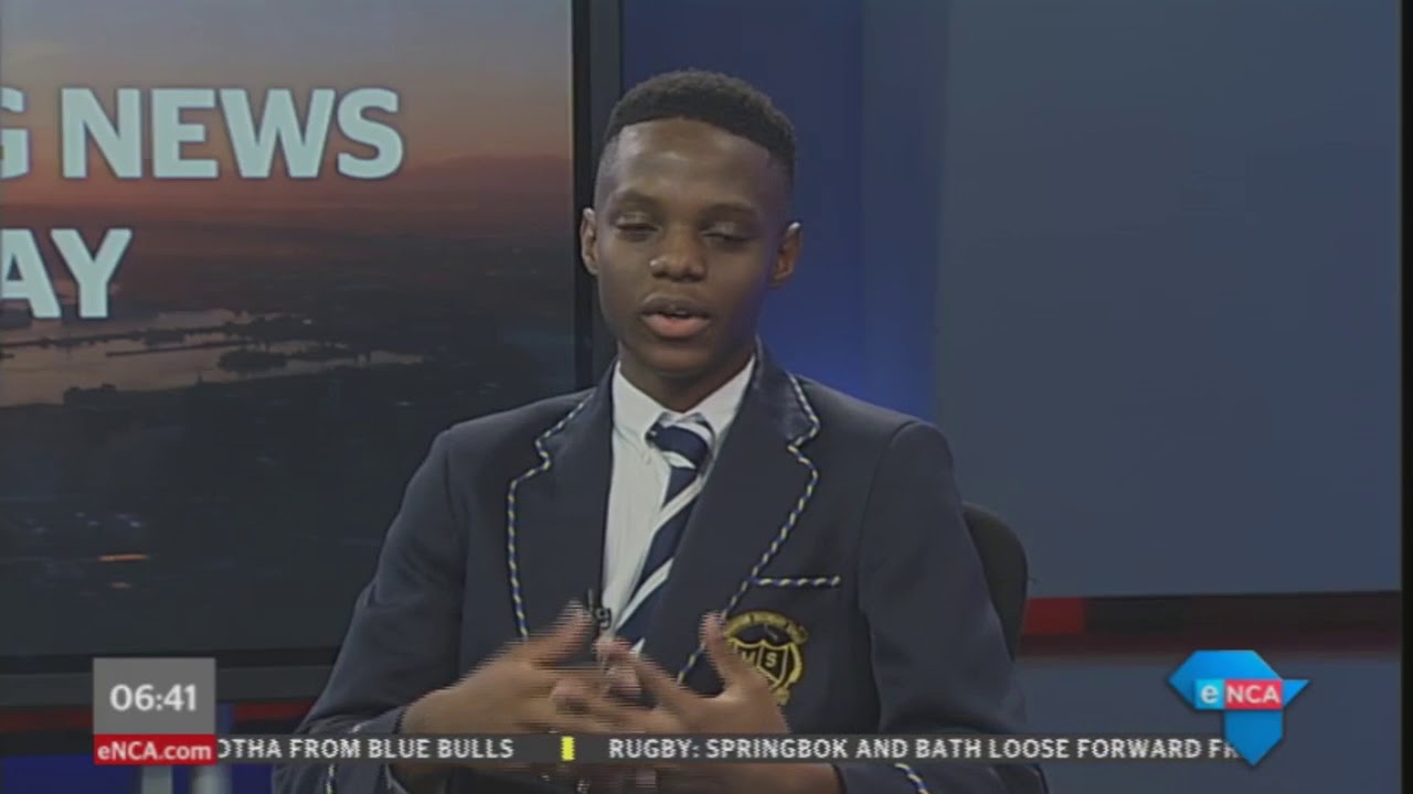 Matric results: one of the top achievers speaks to Dudu Ramela - YouTube