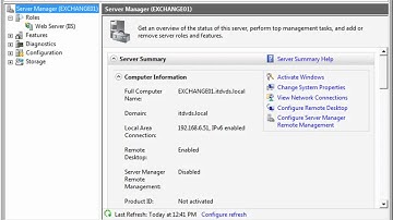 Installing Exchange 2010 Part 1 - Install .NET