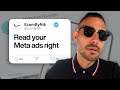 STOP Wasting Money on Meta Ads — Learn to Read Your Data the RIGHT Way