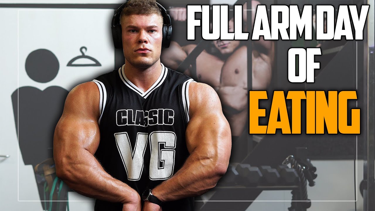 FULL Day of Eating on Arm Day Bodybuilding Diet YouTube