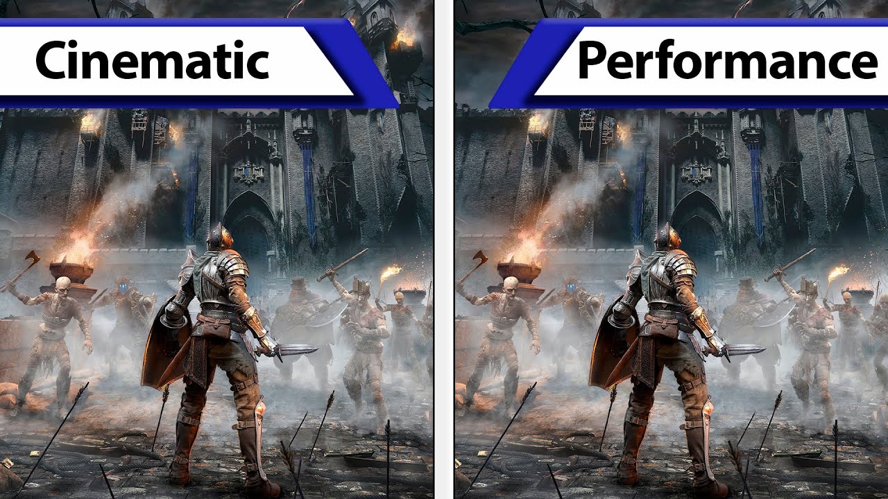 Demon's Souls Remake  PS5 Graphic Modes Comparison & FPS 