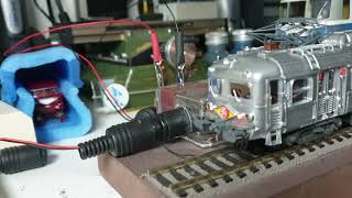Budd Jouef HO digital sound, motorized pantograph!!! Made by crisdigitrain.com