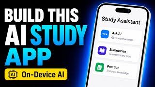 Build a SwiftUI AI Study Assistant with Foundation Models & MVVM