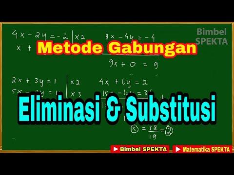 Metode Gabungan, Eliminasi