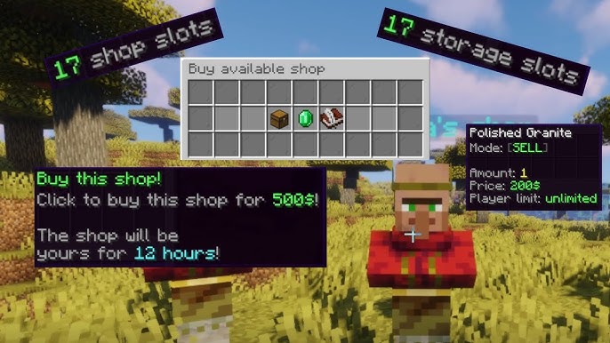 AnchorSell - Earn money automatically (1.16.x - 1.18.x)