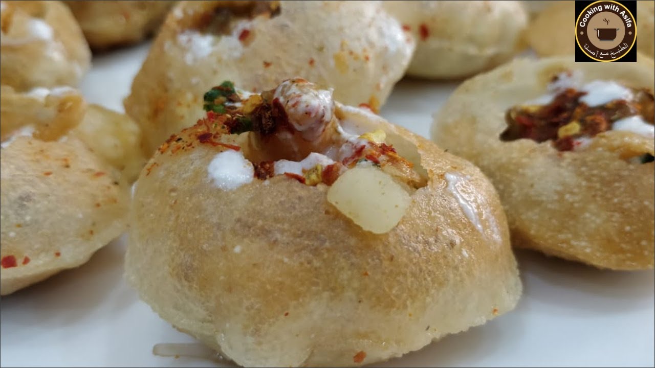 Golgappa Recipe I Golgappe Banane Ka Tarika I Pani Puri Street Food | Cooking with Asifa