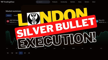 HOW TO USE ICT CONCEPTS #8 | LONDON SILVER BULLET (LIVE)