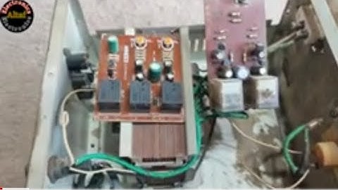 stabilizer new kit install 3 relay Altaf electronics