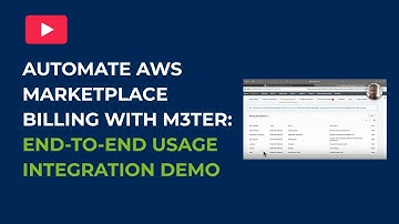 Automate AWS Marketplace Billing with m3ter: End-to-End Usage Integration Demo