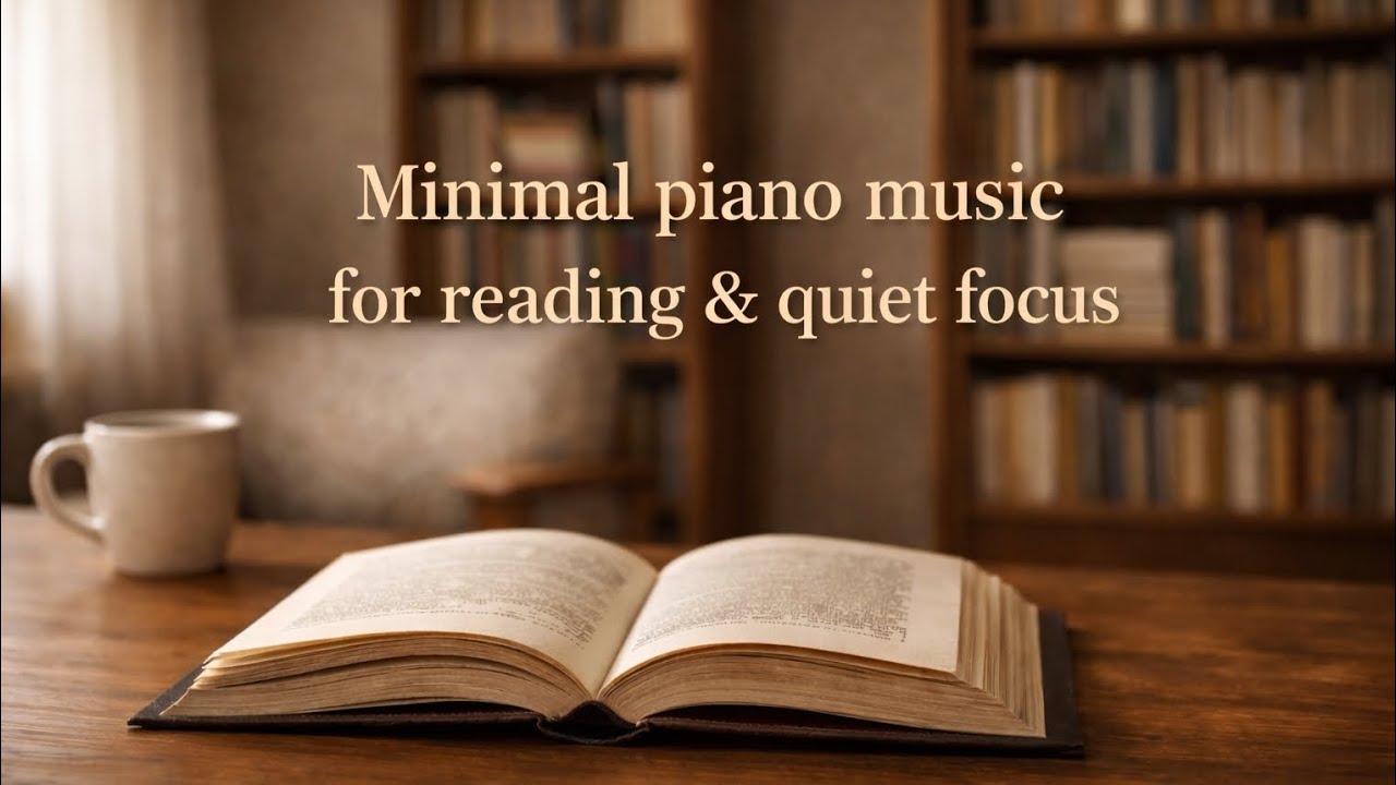 1 Hour Minimal Piano Music for Reading – Calm Focus, No Distractions #1 