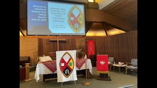 Trinity Sunday June 15, 2025. Celebration of the Centennial of UCC