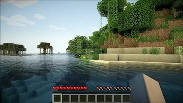 Unbelievable water shaders in Minecraft 1.2.5 - SEUS Mod
