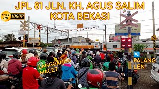 Perlintasan Ka Jpl81 Proyek Jln. Kh. Agus Salim Kota Bekasi Palang Len