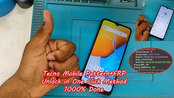 Tecno Mobile Pattern+FRP Unlock in One Click Method💯✔️ / Tecno Pop 5 Lte FRP Unlock in Unlock Tool🔥🔥