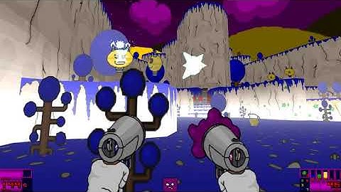 Doom2: Adventures of Square Episode 2 - E2A5 Wild Bleu Yonder - All Secrets