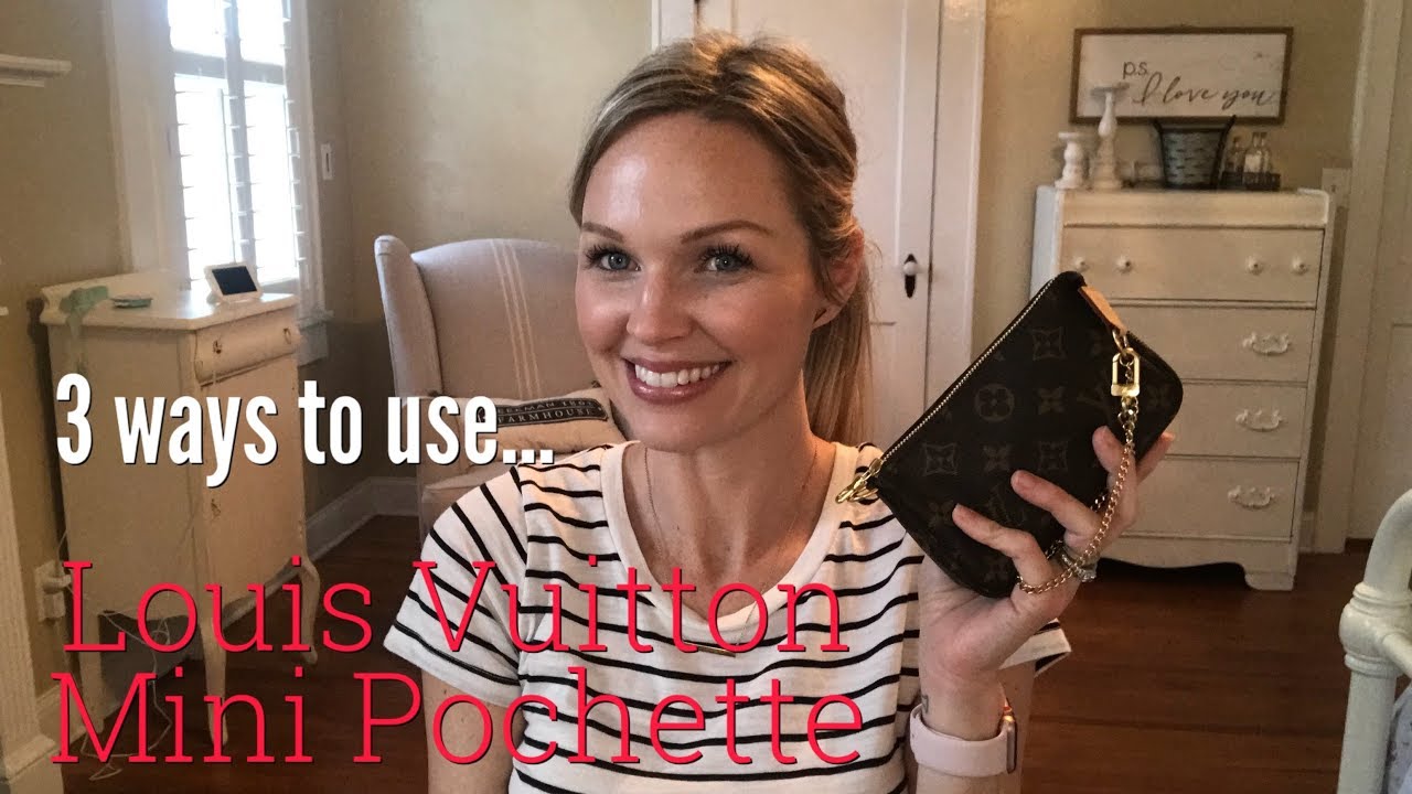 3 ways to use the Louis Vuitton Mini Pochette…What fits - YouTube