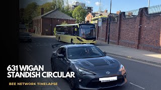 Full route 631 Wigan to Standish circular - go north west 
