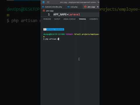 Βίντεο: Τι είναι το αρχείο.ENV στο laravel;