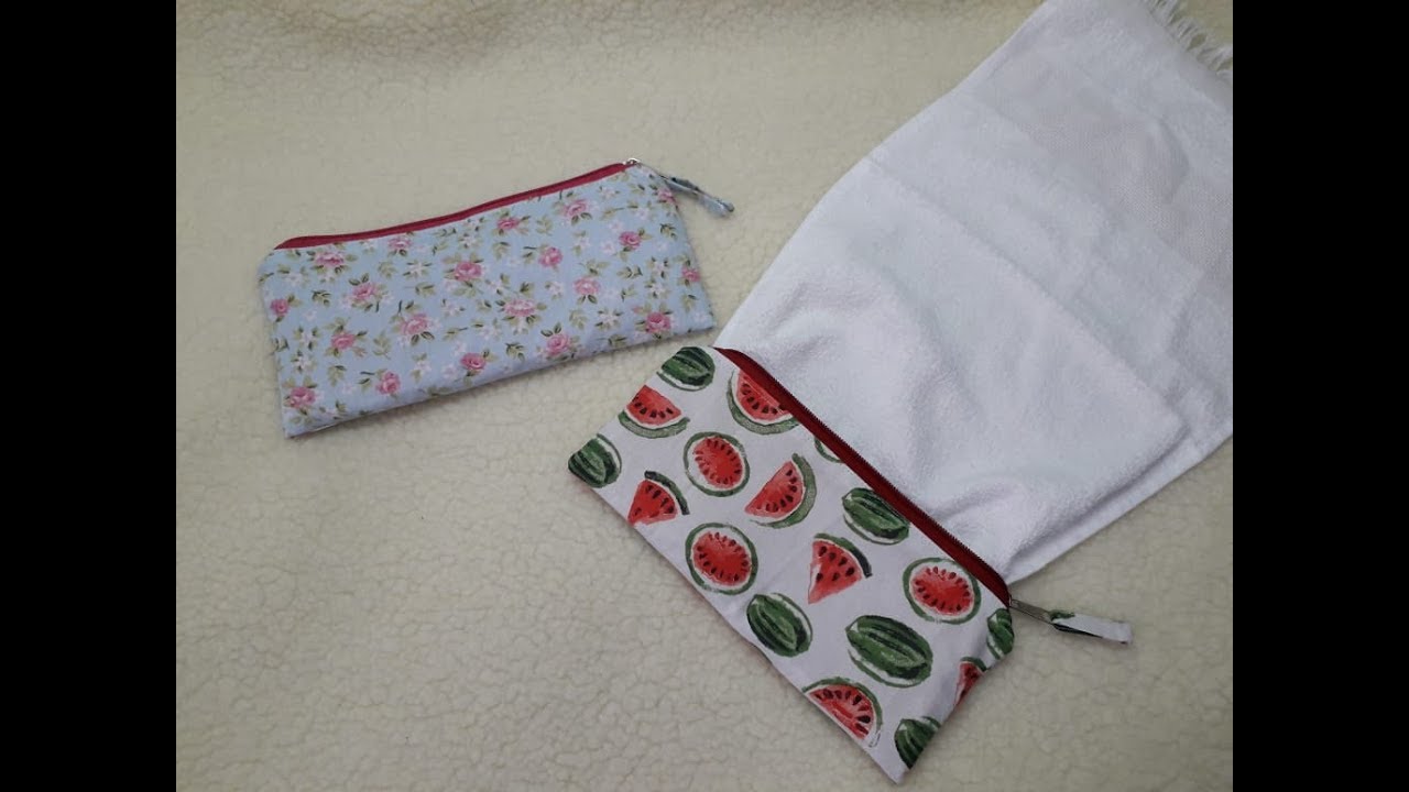 Kit higiene com toalha embutida