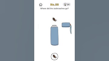 brain out game crazy find level 33 | where did the cockroaches go?
