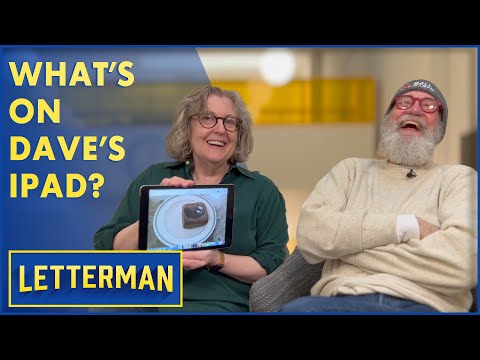 What's On Dave's iPad?: A Shocking Selfie | Letterman