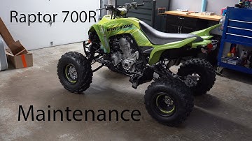 Raptor 700 & 700R Full Regular Maintenance walk through
