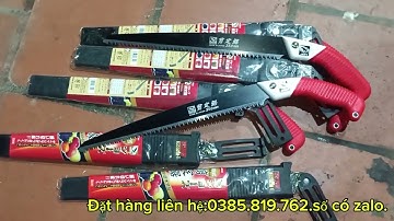 Dụng cụ làm vườn nông nghiệp bon sai cưa cắt tỉa cành cây cưa jaws 350mm báo giá 2 loại cưa táo đỏ.