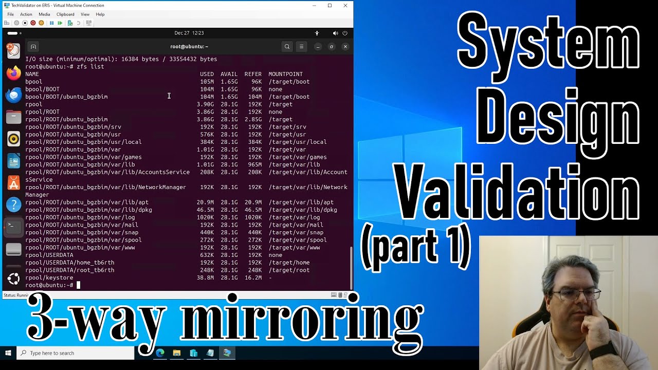 System Design Validation - air-gapped three-way mirrored Linux! (part 1 ...