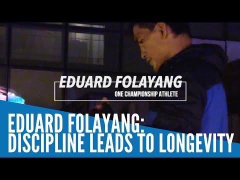 Eduard Folayang: Discipline leads to longevity