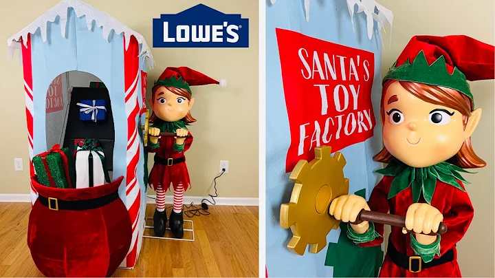 Toy Shop Elf Animatronic 2025 Lowe’s Christmas Unboxing