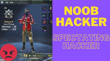 HACKER IN BGMI | Spectating Hacker | PUBGM | NOOB Hacker