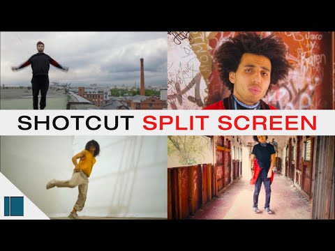 Shotcut split screen tutorial | Split screen effect | Shotcut tutorial in English