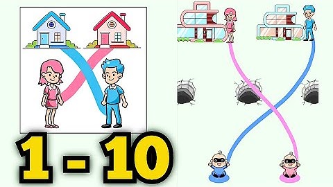 Home Rush Draw Puzzle Level 1 to Level 10 Android and iOS Gameplay Walkthrough