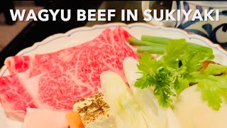 WAGYU BEEF SA TRADITIONAL SUKIYAKI -KAIN PO TAYO #wagyu #sukiyaki #bakasyon #japan #bakasyonsapinas
