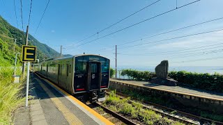 813系　竜ヶ水駅発車　無断転載禁止❗️