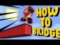 How to jump bridge in Minecraft!!(VERY EASY)