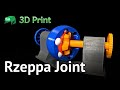 3D Print Rzeppa Joint (Constant Velocity) Mechanism