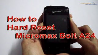 How to Hard Reset Micromax Bolt A24 [HD] screenshot 2