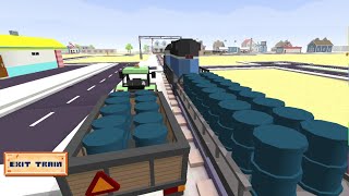 Together we can work as a team, to do a better job - Blocky Farming and Racing Simulator | game play screenshot 4