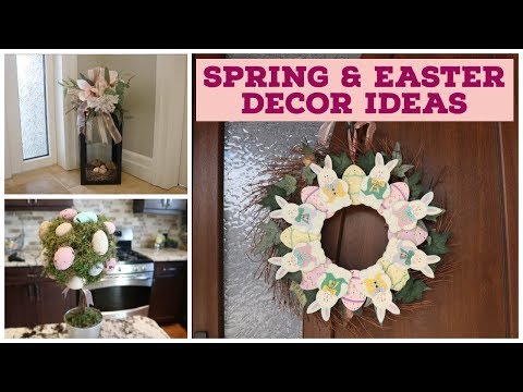 DIY Spring Easter Decor/DIY Easter Topiary Trees