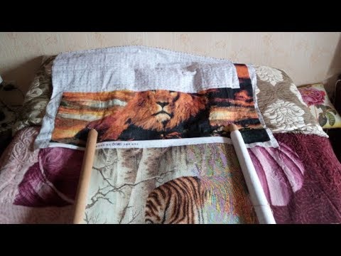 Вышивка тигры крестиком