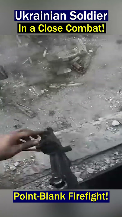Point-Blank Firefight: Soldier Fights Off Infantry in Close Combat