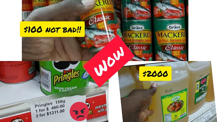FOOD PRICES IN JAMAICA -JULY 2021 || What $100 US ...