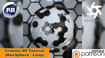 HEX SPHERE - LOOP (Cinema 4D Tutorial)