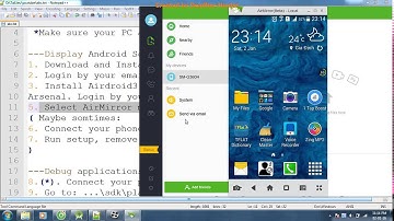 Display Android Screen on PC (NO ROOT) and debug applications over WiFi