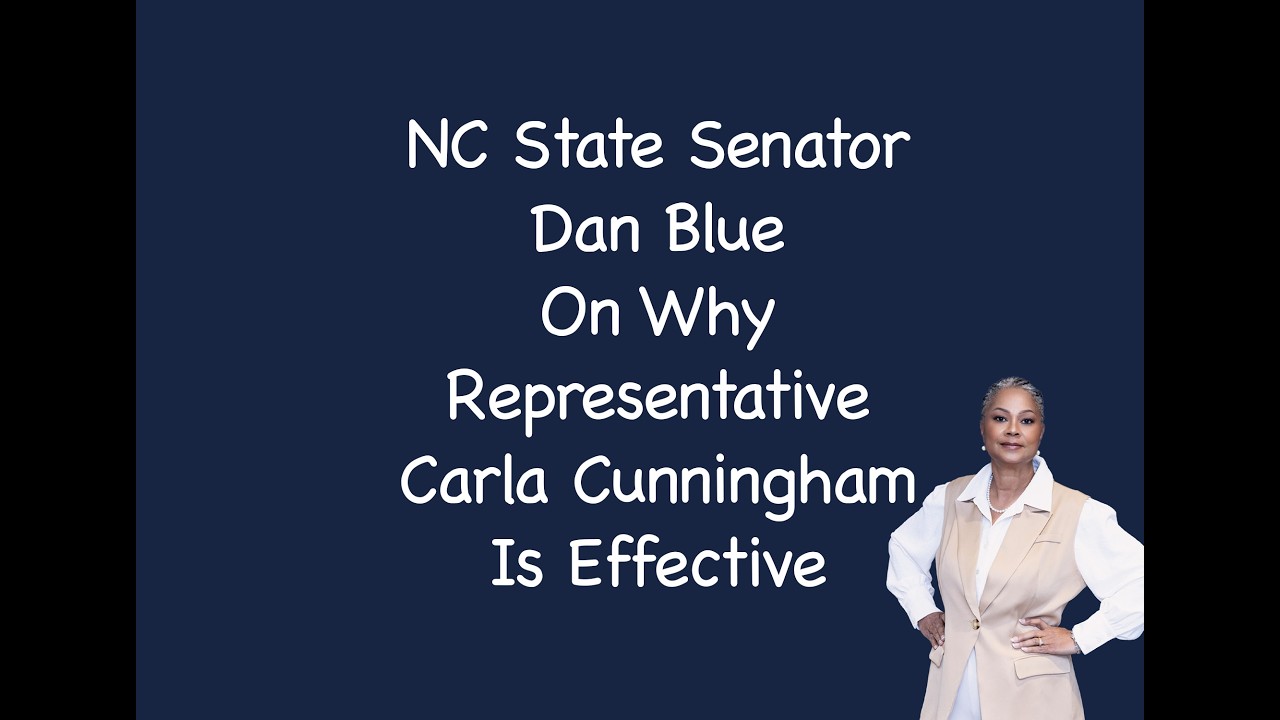 Dan Blue Raleigh NC State Senator Dan Blue on Why Rep. Cunningham Is Effective - YouTube