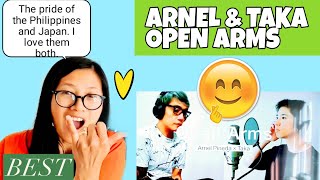 OPEN ARMS - JOURNEY BY ARNEL PINEDA AND TAKA FROM ONE OK ROCK | REACTION!