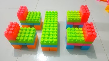 Satisfying DIY Dining table Asmr/building Blocks block game Lego