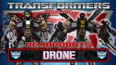 HeadRobots Drone add on kit up- Transformers Tomahawk // Upgrade Review